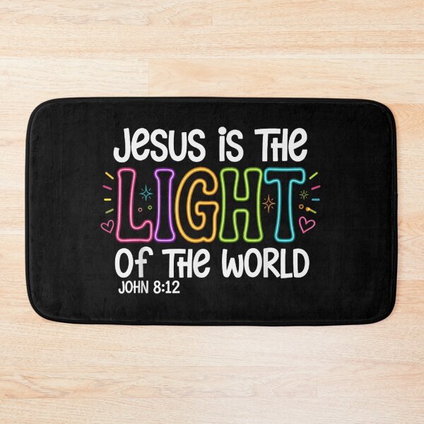 Item preview, Jesus Is The Light Of The World John 8 12 Colorful Christian designed and sold by ObukiLantara.
