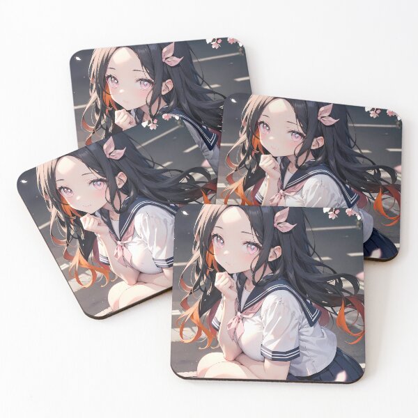 Item preview, Nezuko Kamado Demon Slayer Shy Street Sakura Petals designed and sold by Williamhallano.