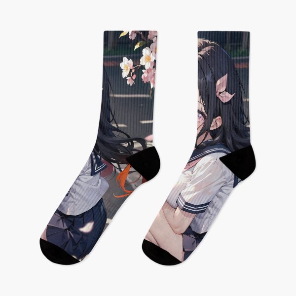 Item preview, Nezuko Kamado Demon Slayer Shy Street Sakura Petals designed and sold by Williamhallano.