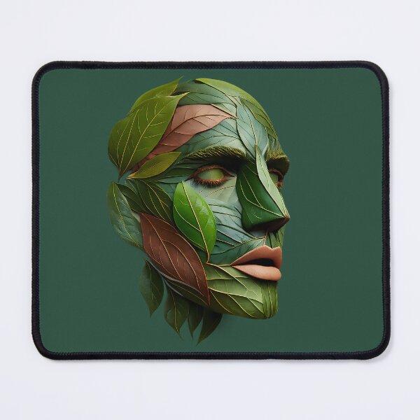 Item preview, Leaf Mask Portrait designed and sold by Ambroa Stuff.