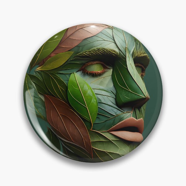 Item preview, Leaf Mask Portrait designed and sold by Ambroa Stuff.