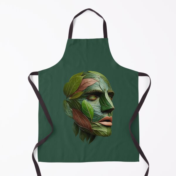 Item preview, Leaf Mask Portrait designed and sold by Ambroa Stuff.