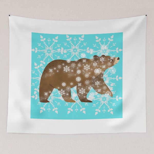 Item preview, Bear in snow art designed and sold by Extremeallie.