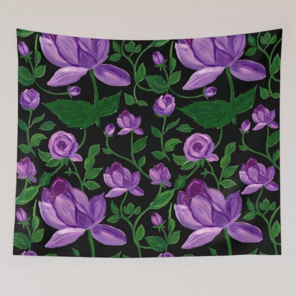 Item preview, Midnight Violet Roses designed and sold by TOM JACK.
