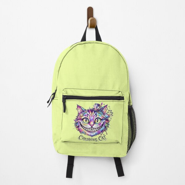 Item preview, Watercolor Steampunk Cheshire Cat Alice in Wonderland We're All Mad Here designed and sold by LiluGross.