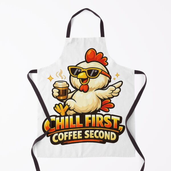 Item preview, Chill First Coffee Second Chicken designed and sold by Chill Cicken Studio.