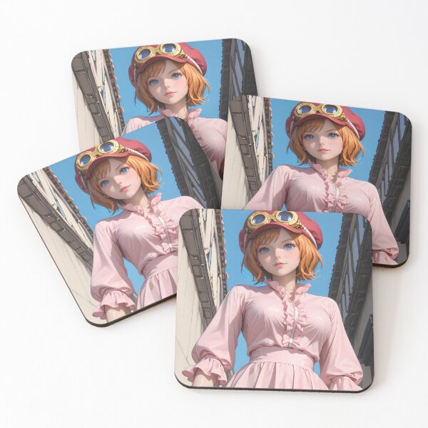Item preview, Koala One Piece City Alley Pink Dress Portrait designed and sold by Williamhallano.