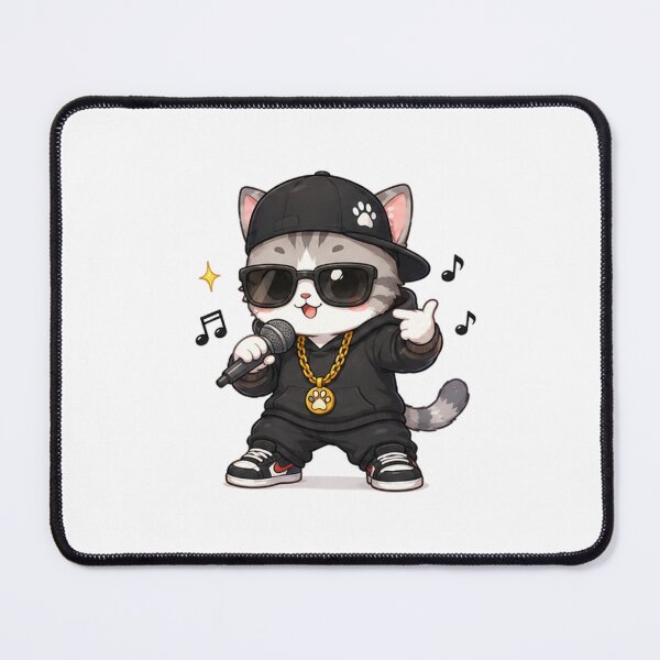 Item preview, Cute Rapper Cat with Gold Chain designed and sold by  Cat Lady.