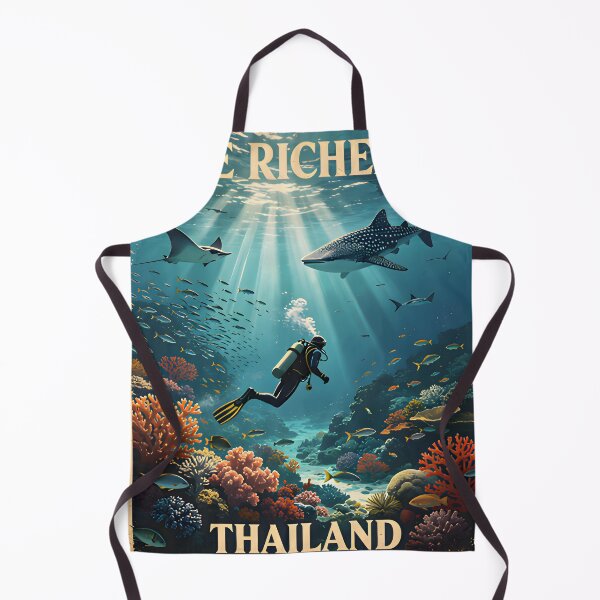 Item preview, Retro tropical sunset of Richelieu Rock designed and sold by Spirit of Siam.