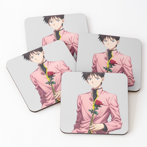 Item preview, Shinji Ikari Neon Genesis Evangelion Rose Portrait designed and sold by Williamhallano.