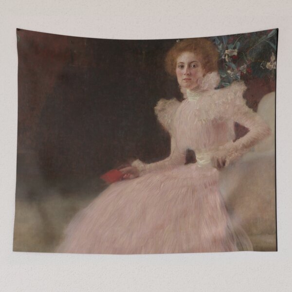 Item preview, Portrait of a Lady in Pink designed and sold by artofuniverse.
