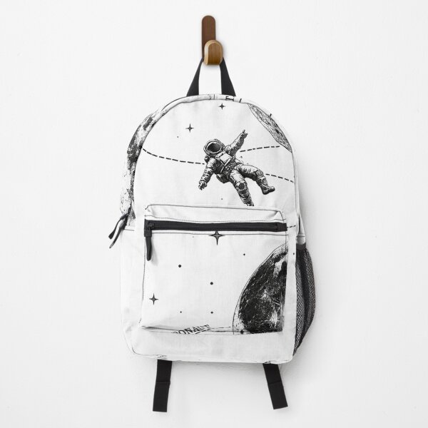 Item preview, Vintage Astronaut Orbiting the Moon Space Lover Celestial Graphic Design designed and sold by pingodesign.