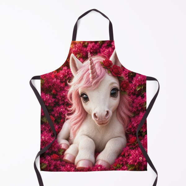 Item preview, Cute Pink Baby Unicorn in Blooming Flowers designed and sold by Rohan132.