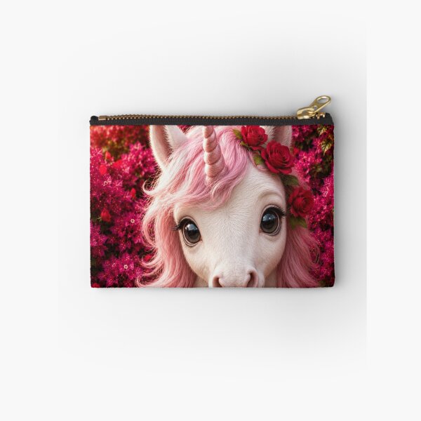 Item preview, Cute Pink Baby Unicorn in Blooming Flowers designed and sold by Rohan132.