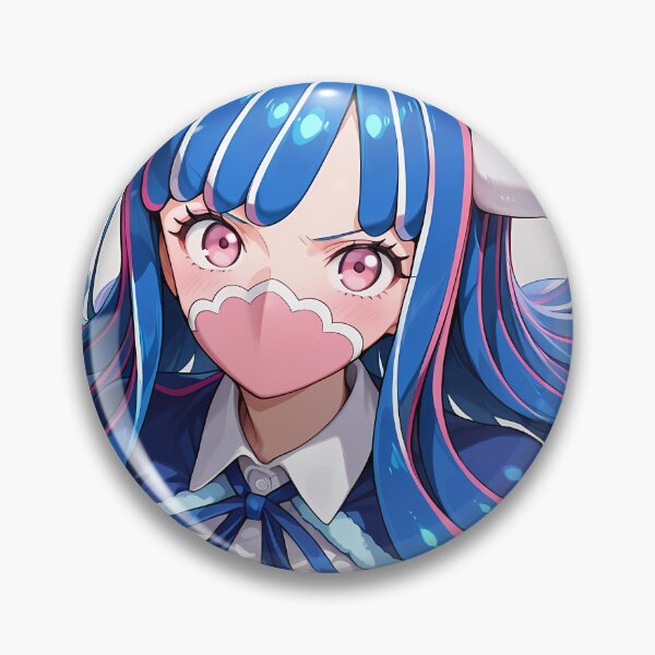 Item preview, Ulti One Piece Cute Masked Closeup With Blue Cape designed and sold by Williamhallano.