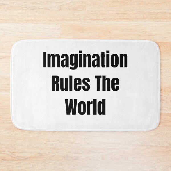 Item preview, Imagination Rules The World (Black Text) designed and sold by QuoteeApparel.
