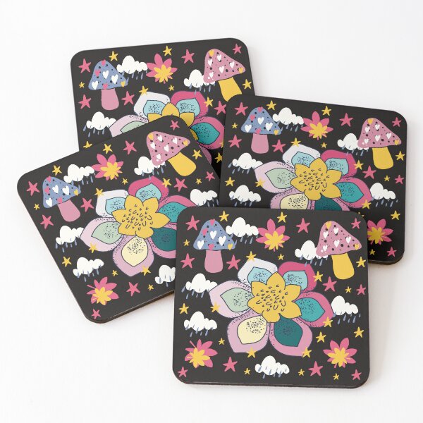 Item preview, Magic Flower Mushrooms  designed and sold by IvysCreativityHouse.