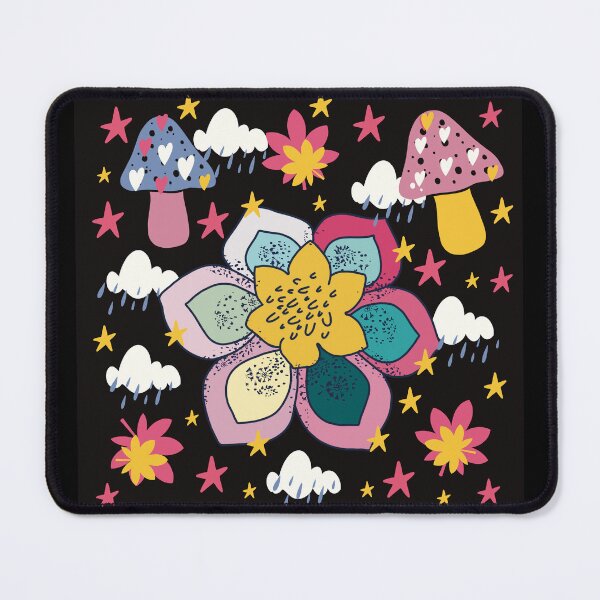 Item preview, Magic Flower Mushrooms designed and sold by IvysCreativityHouse.
