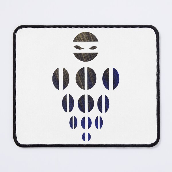 Item preview, Blake On Blue Gold Geometric Symbol Graphic – Futuristic Premium Abstract Design designed and sold by PrimeVectorLab.