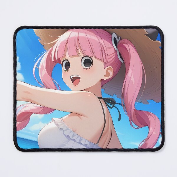 Item preview, Perona One Piece Summer Hat Ocean Pink Hair designed and sold by Williamhallano.