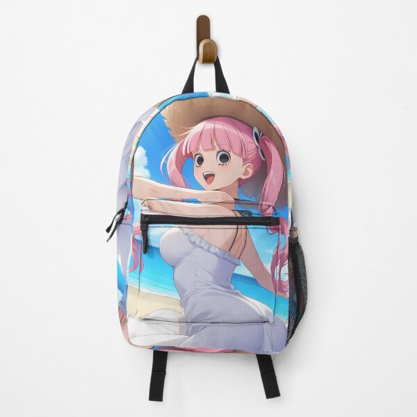 Item preview, Perona One Piece Summer Hat Ocean Pink Hair designed and sold by Williamhallano.