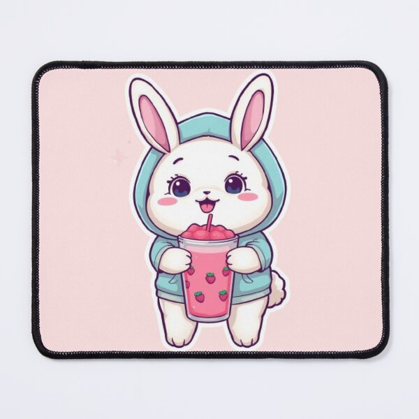 Item preview, Kawaii Bubble Tea Bunny | Cute Chibi Rabbit Sticker designed and sold by Stylestickers55.