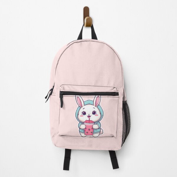 Item preview, Kawaii Bubble Tea Bunny | Cute Chibi Rabbit Sticker designed and sold by Stylestickers55.