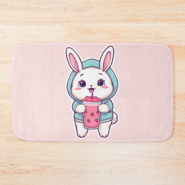 Item preview, Kawaii Bubble Tea Bunny | Cute Chibi Rabbit Sticker designed and sold by Stylestickers55.