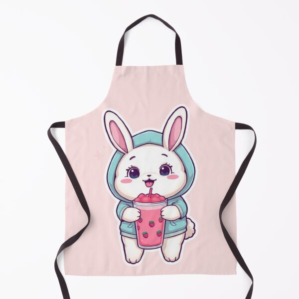 Item preview, Kawaii Bubble Tea Bunny | Cute Chibi Rabbit Sticker designed and sold by Stylestickers55.