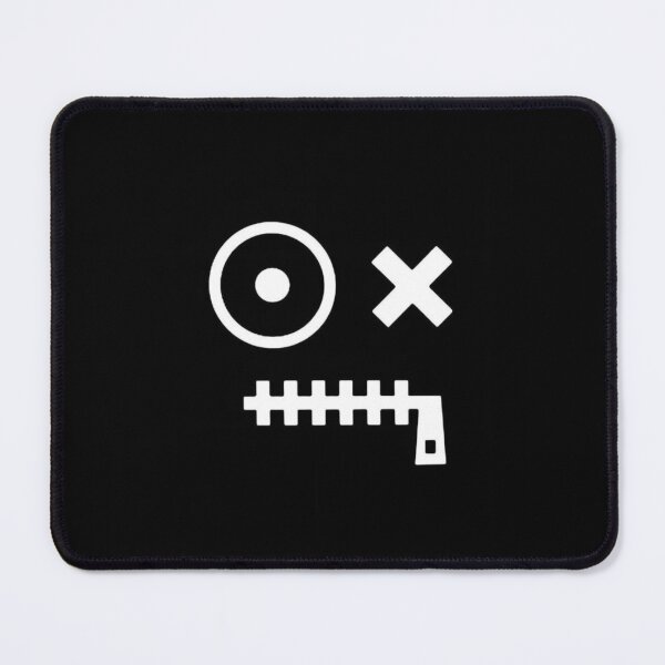 Item preview, Minimalist Zipper Mouth Face Graphic - Cyberpunk Abstract Vector Art designed and sold by UrbanCanvas 111.