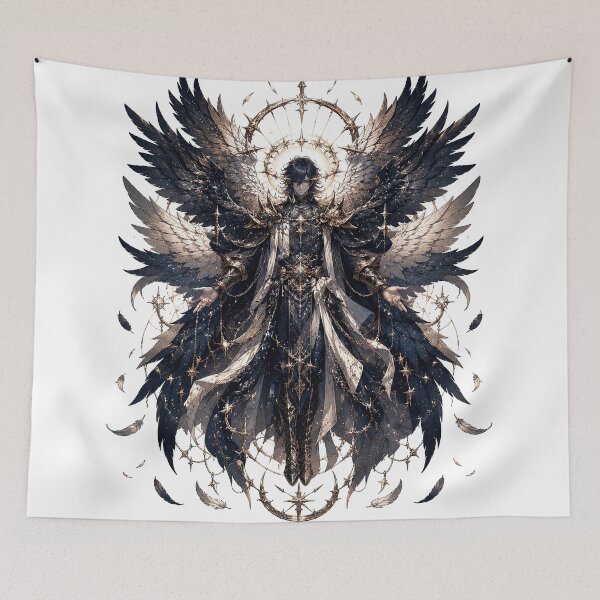 Item preview, Dark Angel Celestial Fantasy Art designed and sold by Rui Mythic Studio.