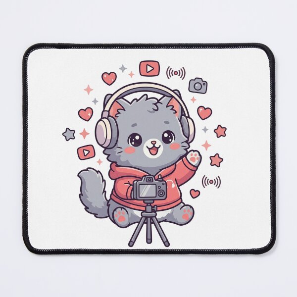 Item preview, Cute Chibi Cat Streamer designed and sold by  Cat Lady.