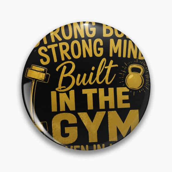 Item preview, Built In The Gym Strong Body Mind Proven In Life Fitness Quote designed and sold by Digistore1221.