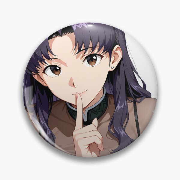 Item preview, Misato Katsuragi Neon Genesis Evangelion Secret Smile Fashion Pose designed and sold by Williamhallano.