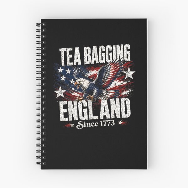 Item preview, Tea Bagging England Since 1773 Retro Eagle 4th of July Tees designed and sold by MatherFisher.