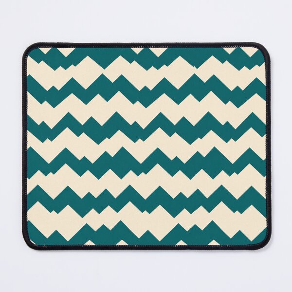 Item preview, Mountain Zigzag Teal Cream Minimal Seamless Pattern designed and sold by Inkworksbyshery.