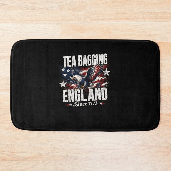 Item preview, Tea Bagging England Since 1773 Retro Eagle 4th of July Tees designed and sold by MatherFisher.