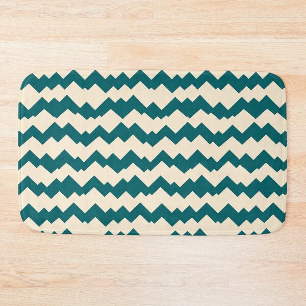 Item preview, Mountain Zigzag Teal Cream Minimal Seamless Pattern designed and sold by Inkworksbyshery.