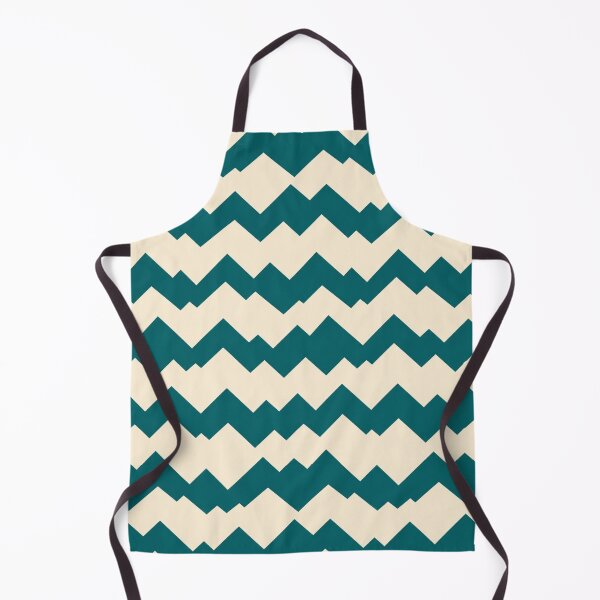 Item preview, Mountain Zigzag Teal Cream Minimal Seamless Pattern designed and sold by Inkworksbyshery.