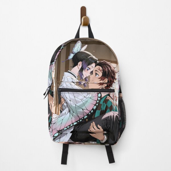 Item preview, Shinobu Kocho Tanjiro Kamado Demon Slayer Warm Embrace Scene designed and sold by Williamhallano.