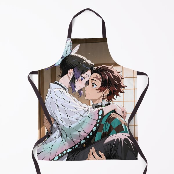 Item preview, Shinobu Kocho Tanjiro Kamado Demon Slayer Warm Embrace Scene designed and sold by Williamhallano.