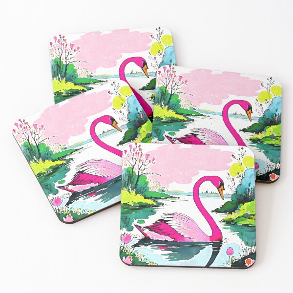 Item preview, Pink Swan designed and sold by Qiokieo.