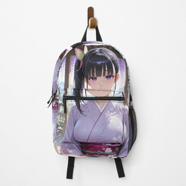 Item preview, Kanao Tsuyuri Demon Slayer Wisteria Kimono Close Up designed and sold by Williamhallano.