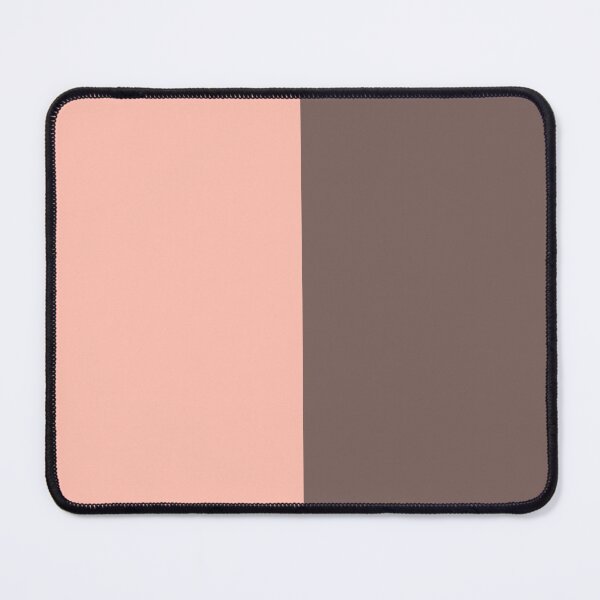 Item preview, Minimalist Peach and Dark Brown Color Block Geometric Art designed and sold by pluielegere.