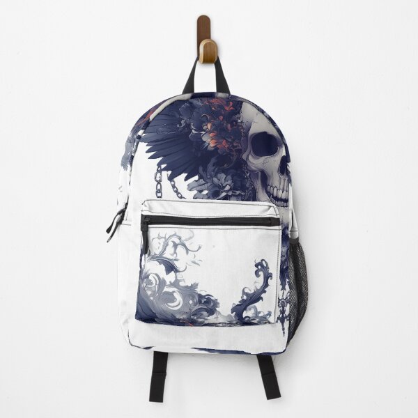 Item preview, Winged Skull Gothic Fantasy Art designed and sold by Rui Mythic Studio.