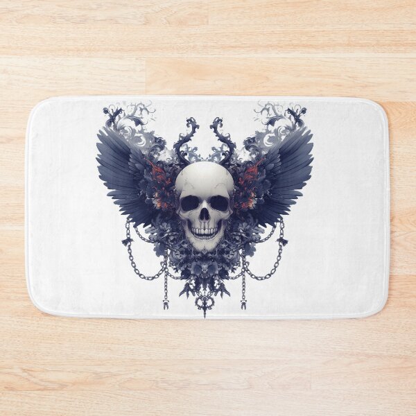 Item preview, Winged Skull Gothic Fantasy Art designed and sold by Rui Mythic Studio.