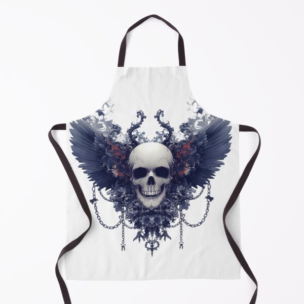 Item preview, Winged Skull Gothic Fantasy Art designed and sold by Rui Mythic Studio.