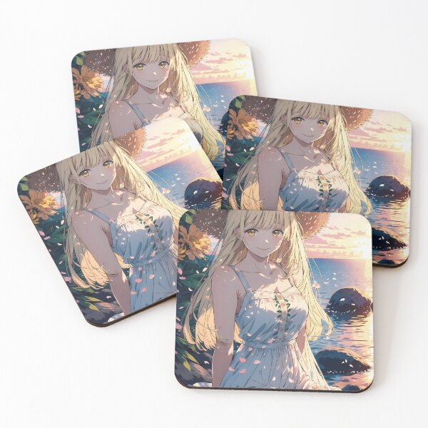 Item preview, Mahiru Shiina Angel Next Door Summer Seaside Petals designed and sold by Williamhallano.