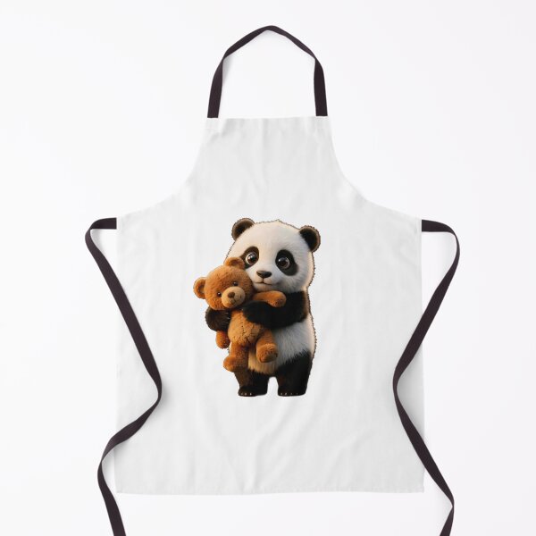 Item preview, Cute Baby Panda Hugging Teddy Bear Sticker PNG | Kawaii Panda with Teddy | Transparent Background designed and sold by ashwin131.