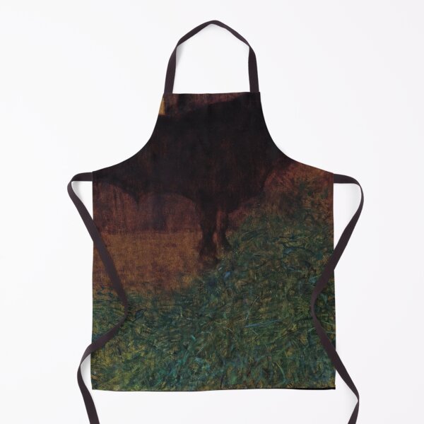 Item preview, Large Black Bull in Barn Stable designed and sold by artofuniverse.